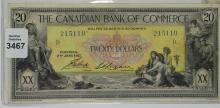 BANK OF COMMERCE $20 BILL
