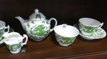 COALPORT "GREEN DRAGON" TEA SET