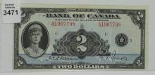 1935 CANADIAN $2 BILL