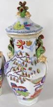 PAIR MASON'S IRONSTONE URNS