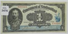 1920 NEWFOUNDLAND $1 BILL