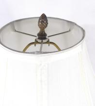 BRONZE & CLOISONNE TABLE LAMP