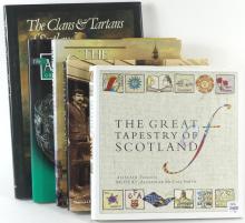 5 SCOTTISH HARDCOVER BOOKS