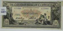BANK OF COMMERCE $20 BILL