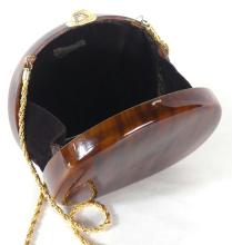 FAUX TORTOISESHELL PURSE