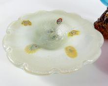 THREE MURANO GLASS PIECES