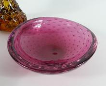 THREE MURANO GLASS PIECES