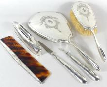 BIRKS STERLING VANITY SET