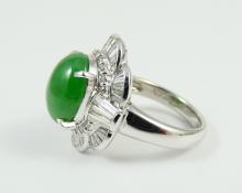 JADE & DIAMOND RING