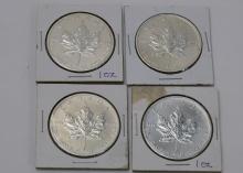 CANADIAN FINE SILVER COINS