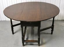 18TH CENTURY DROP LEAF TABLE