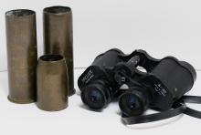 TRENCH ART AND BINOCULARS