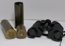 TRENCH ART AND BINOCULARS