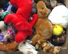 BOX LOT OF BEANIE BABIES