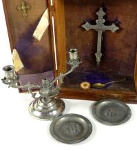 19TH CENTURY SICK CALL SET