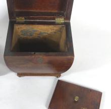 TWO ANTIQUE TEA CADDIES