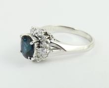 SAPPHIRE & DIAMOND RING
