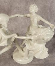 LARGE HUTSCHENREUTHER FIGURINE