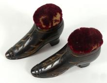 PAIR VICTORIAN PINCUSHIONS