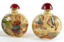 CHINESE SNUFF BOTTLE SET