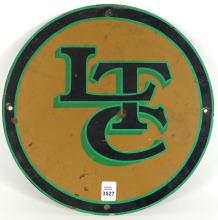 VINTAGE LTC TRANSIT SIGN