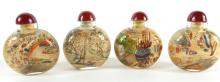 CHINESE SNUFF BOTTLE SET