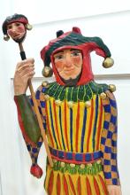 LARGE FOLK ART CARVING BY C.A. PARISH