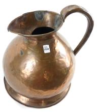 LARGE ANTIQUE COPPER EWER