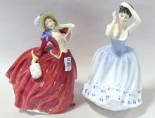 TWO ROYAL DOULTON FIGURINES