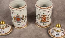 PAIR OF PORCELAIN JARS