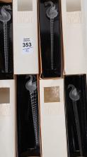 SET OF LALIQUE SWIZZLE STICKS