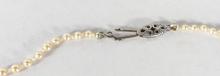 VINTAGE PEARL CHOKER WITH GOLD CLASP
