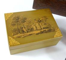 PINE SPECIMEN BOX WITH CURIOS