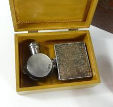 PINE SPECIMEN BOX WITH CURIOS