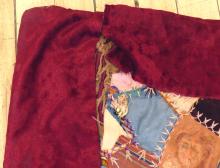 TWO ANTIQUE CRAZY QUILTS