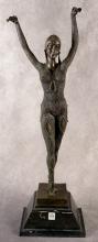 CHIPARUS "STARFISH WOMAN" BRONZE SCULPTURE