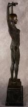 CHIPARUS "STARFISH WOMAN" BRONZE SCULPTURE