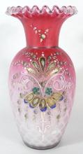 SATIN GLASS VASE