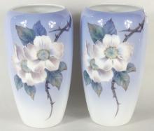 PAIR ROYAL COPENHAGEN VASES