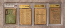 FOUR GRADED HOCKEY CARDS