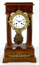 INLAID EMPIRE CLOCK