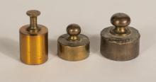 ANTIQUE BALANCE SCALE AND WEIGHTS