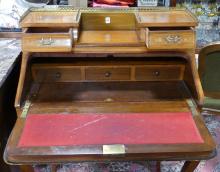 ANTIQUE ROSEWOOD WRITING DESK