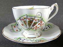 THREE CUPS & SAUCERS