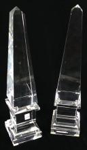 PAIR OBELISKS
