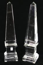 PAIR OBELISKS