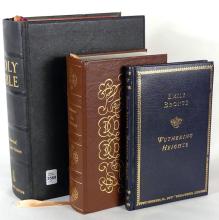 THREE LEATHER BOUND VOLUMES
