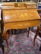 ANTIQUE ROSEWOOD WRITING DESK