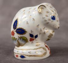 TWO ROYAL CROWN DERBY PAPERWEIGHTS