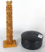 TOTEM POLE & TRINKET BOX